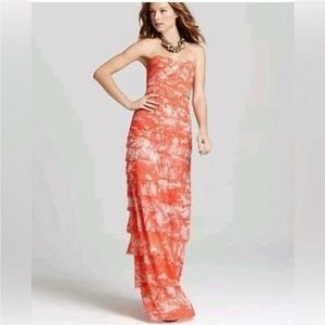 BCBG Maxazria coral dress
